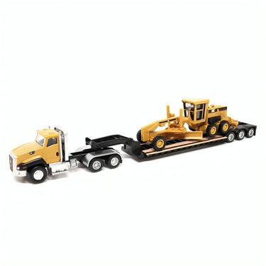 Cama Baja CT660 & Motoniveladora 163H Escala 1:87 - KATZER